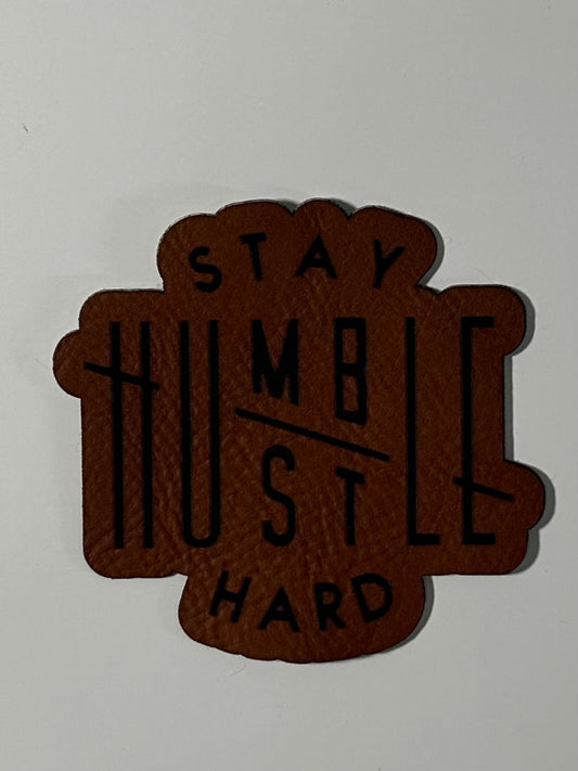 Humble/Hustle Leatherette Patch