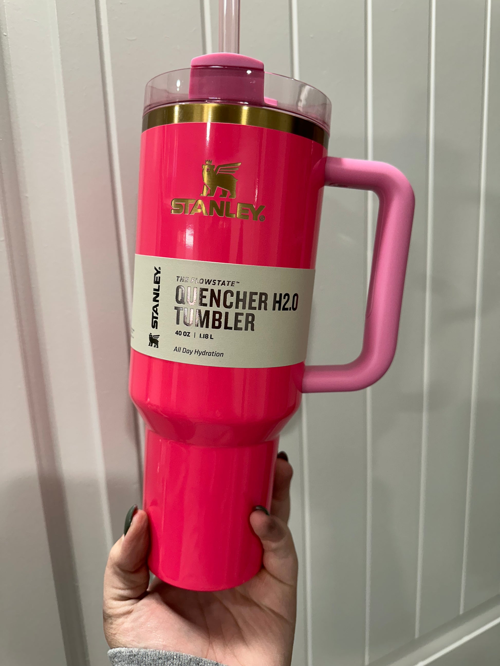 Stanley Cup Quencher H2.0 Tumbler 40oz Peach Target Exclusive In Hand